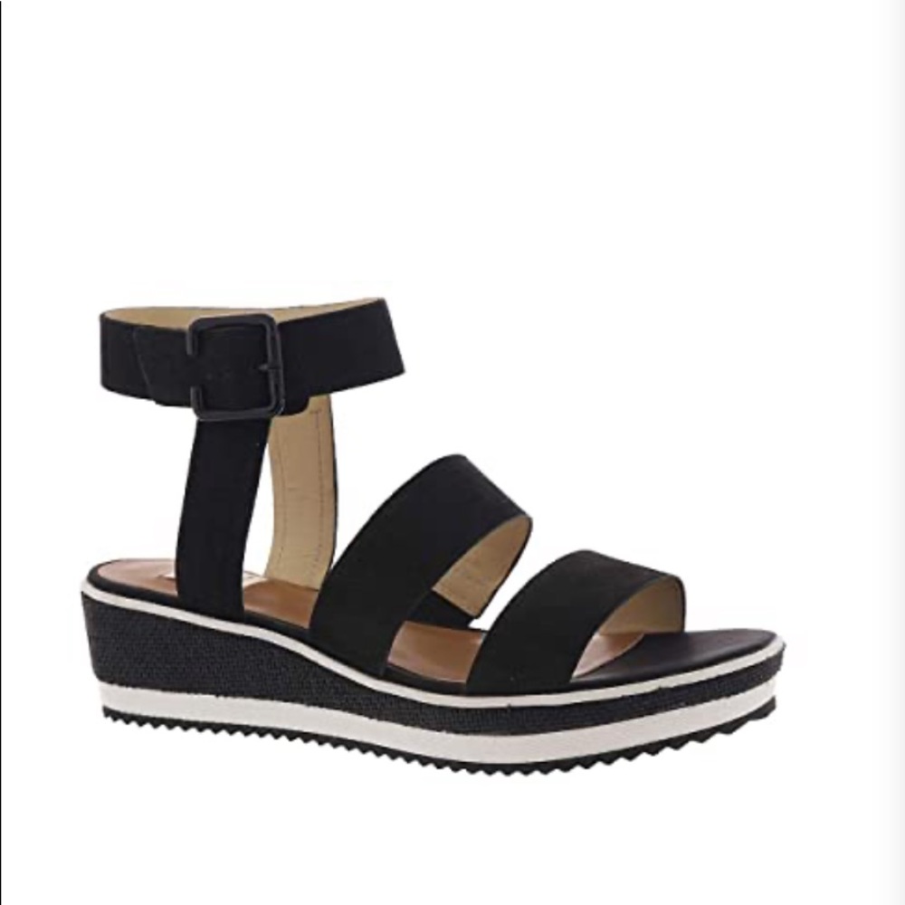 Ellen Degeneres Stassi Wedge Sandals NWT 8